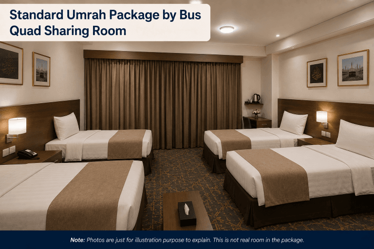 Standard Umrah Package by Bus from Dubai — Sharing